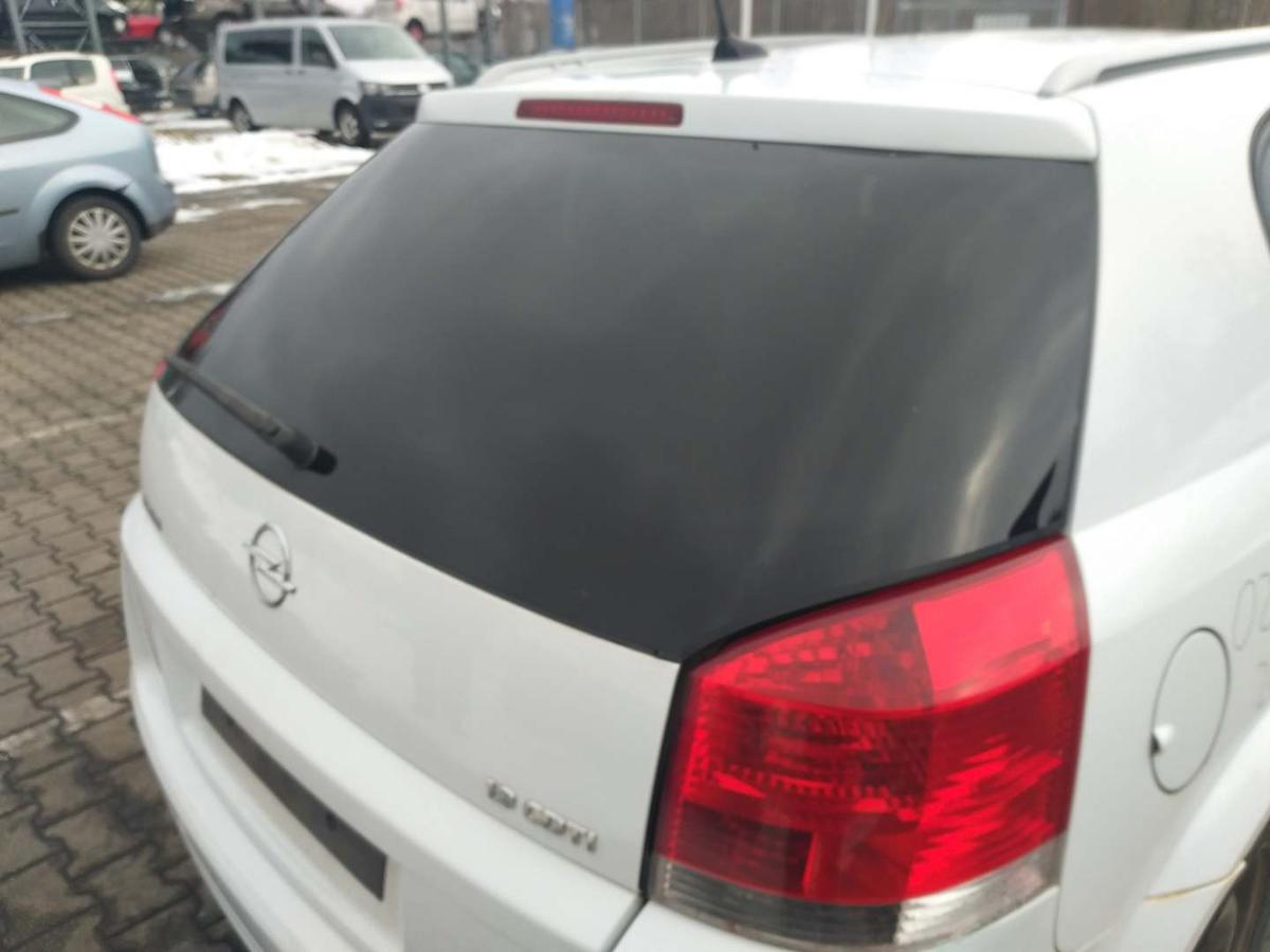 Opel Signum original Heckklappe mit Heckscheibe Z474 Casablancaweiss Bj.2006